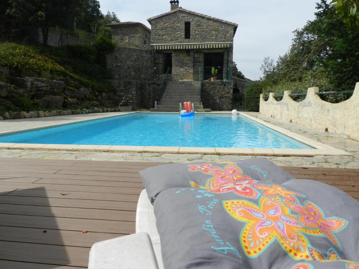 Chambre Cevennes: Piscine, Lamas, Riviere Cros  Экстерьер фото